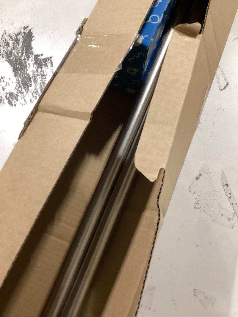 Condition photo showing Good Condition for Umbra Twilight Double Curtain Rod Set – Wrap Around Design Ideal for Blackout or Room Darkening Panels, 30 to 84 Inches, Nickel 30" to 84" Nickel