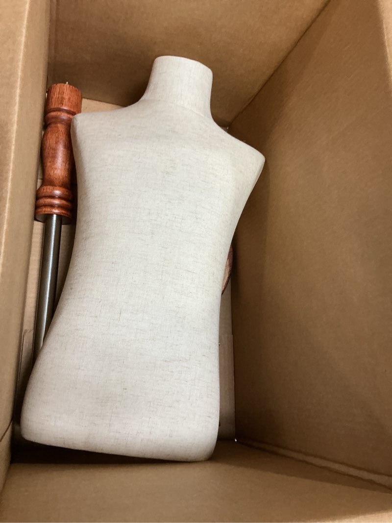 Condition photo showing Good Condition for Kid Dress Form, Mannequin Child Display Body Bust Forms Maniki Little Boy Girl, 8-9 Years Old, Brown