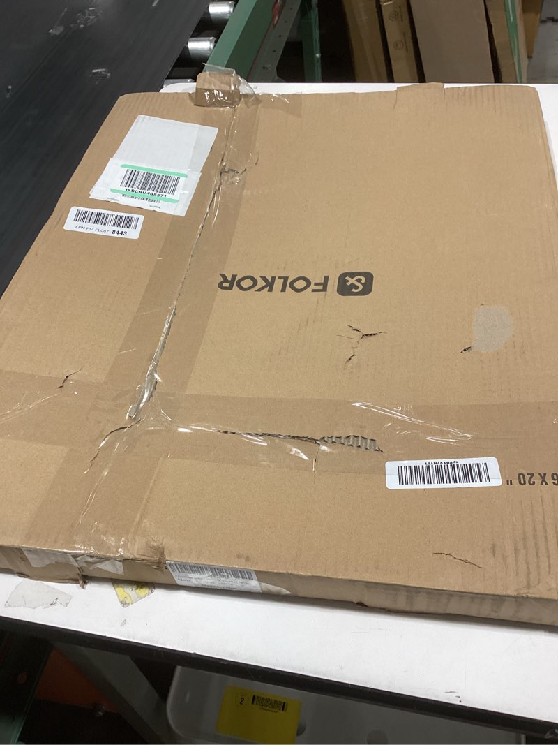 Condition photo showing As Is for solid wood canvas frame for 16x20” oil paintings, 1.8” wide finished ornate frame, vertical or horizontal display for home office wall decor, no back & cover (silver) 16x20" silver