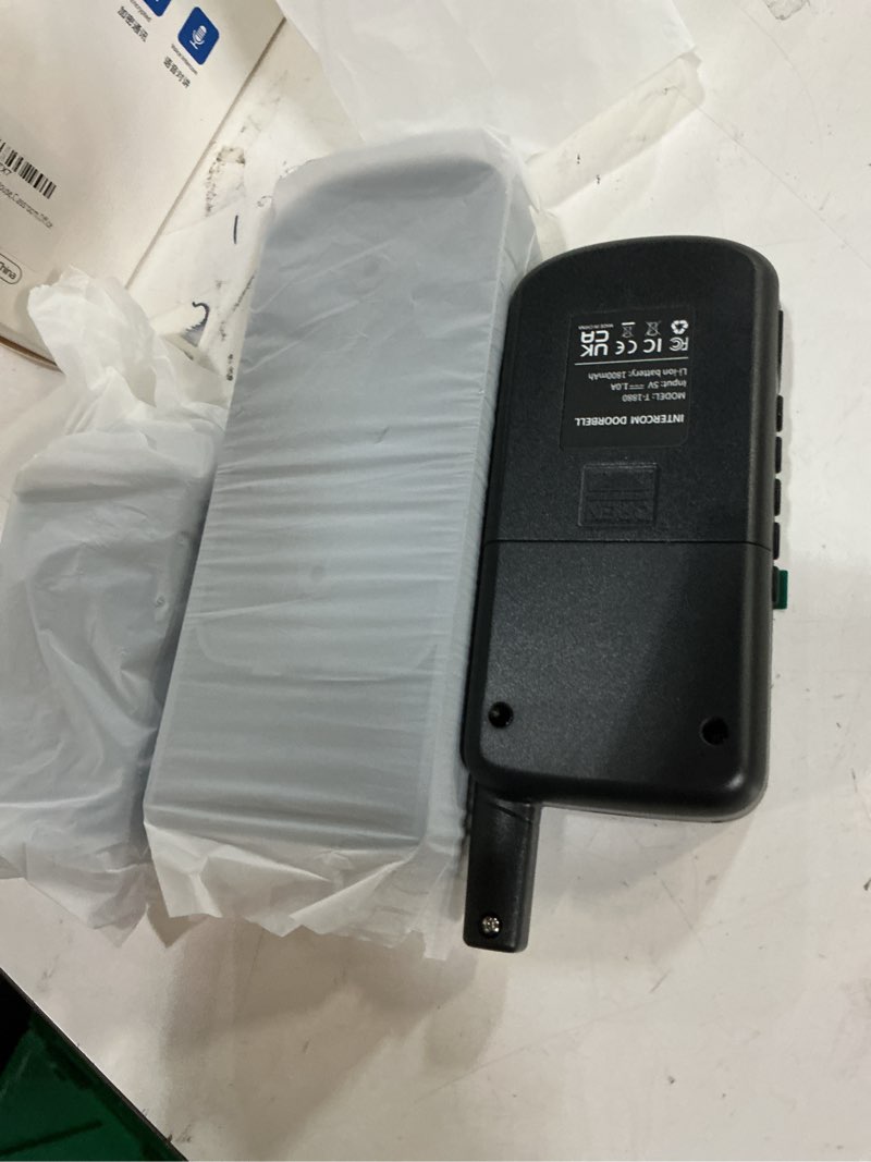 Condition photo showing Good Condition for wireless doorbell,two way wireless intercom system,4900 feet range and 16 channels, 4 volume levels,21 ringtones,battery powered intercoms doorbells for home office classroom white