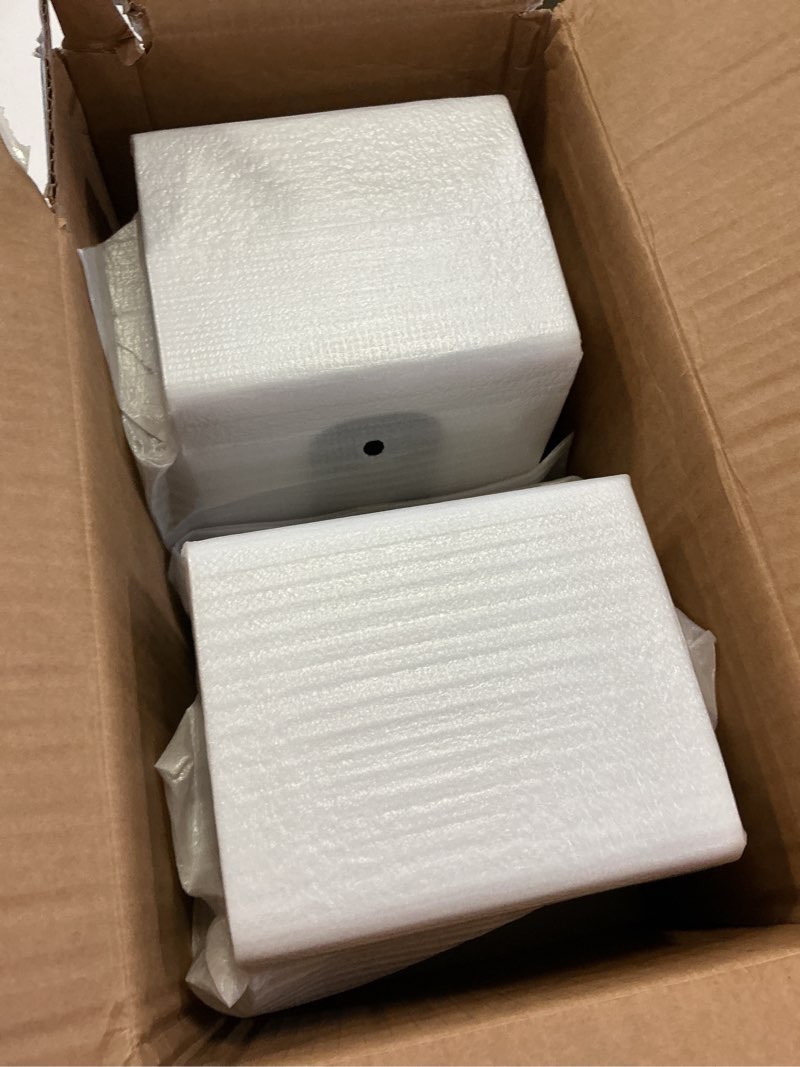 Condition photo showing New/Like New for sanyun sw208 3" active bluetooth 5.0 bookshelf speakers – 60w carbon fiber speaker unit - built-in 24bit dac dynamic 3d surround sound 2.0 computer pc monitor gaming (pair, white) white 3"