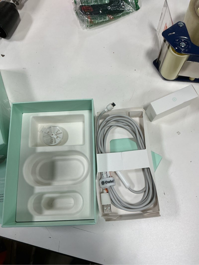 Condition photo showing As Is for Owlet Dream Duo (Gen 2) Smart Baby Monitor Bundle – only charger 