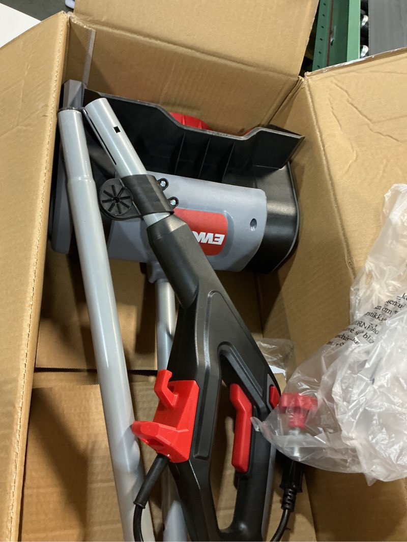 Condition photo showing Good Condition for EWORK Corded Snow Shovel 11-Inch 1200W 10A Powerful Electric Snow Shovels, 6-Inch Clearing Depth, 23-Foot Max Throw Distance, Power Snow Blower for Driveway, Steps, Sidewalk, Porch