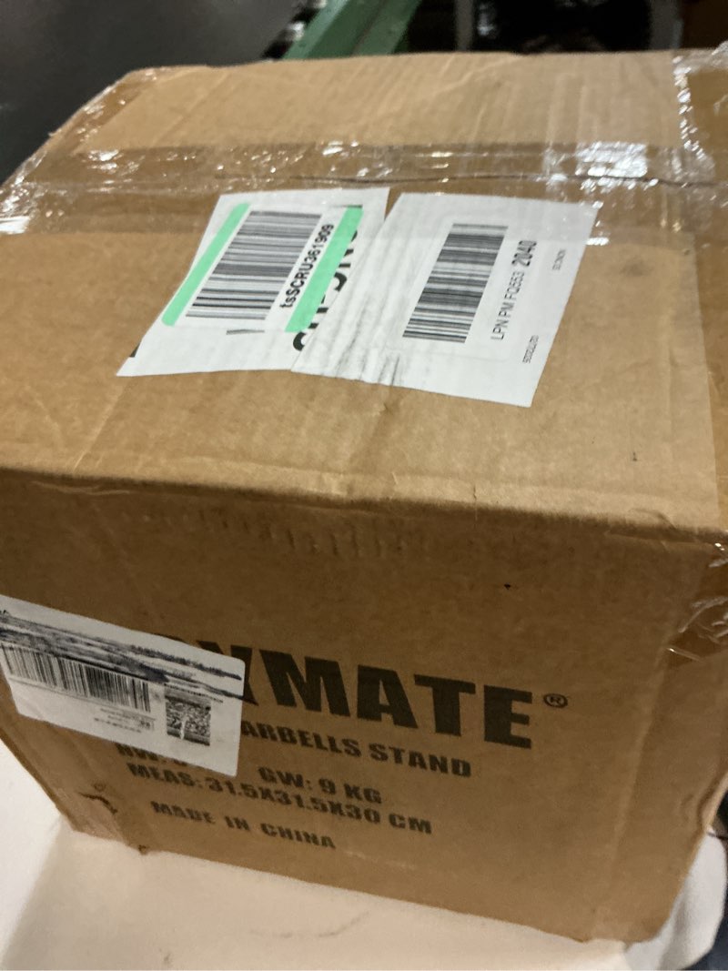 Condition photo showing New/Like New for EVERYMATE Vertical Barbell Holder : Rotatable Barbell Holder Floor Stand, Heavy Duty Barbell Rack Stand Fit 2-Inch Olympic Bars, Curl Bars, Triceps Bars Home Gym Organizer Barbell Storage B:Rotatable Barbell Holder