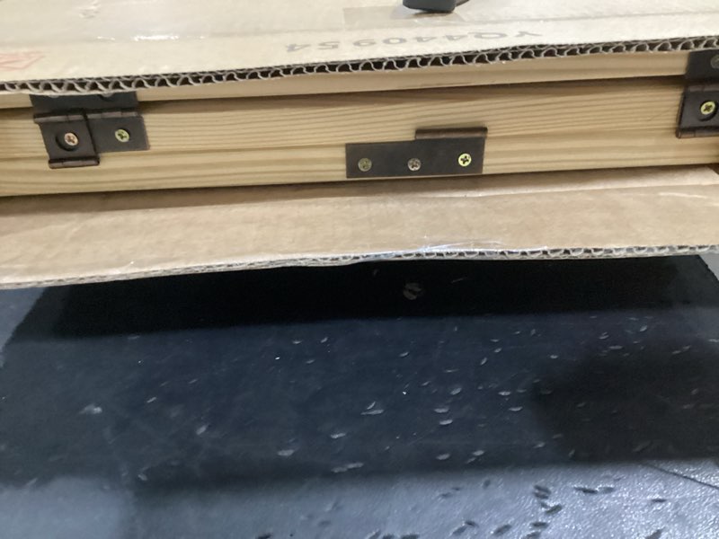 Condition photo showing Good Condition for yocan paint-free wooden freestanding dog gates for the house,doorways, stairs,wood dog fences indoor pet gate,step over fence-3 panels l:69" h:16.9" ?3 panels?16.9"h