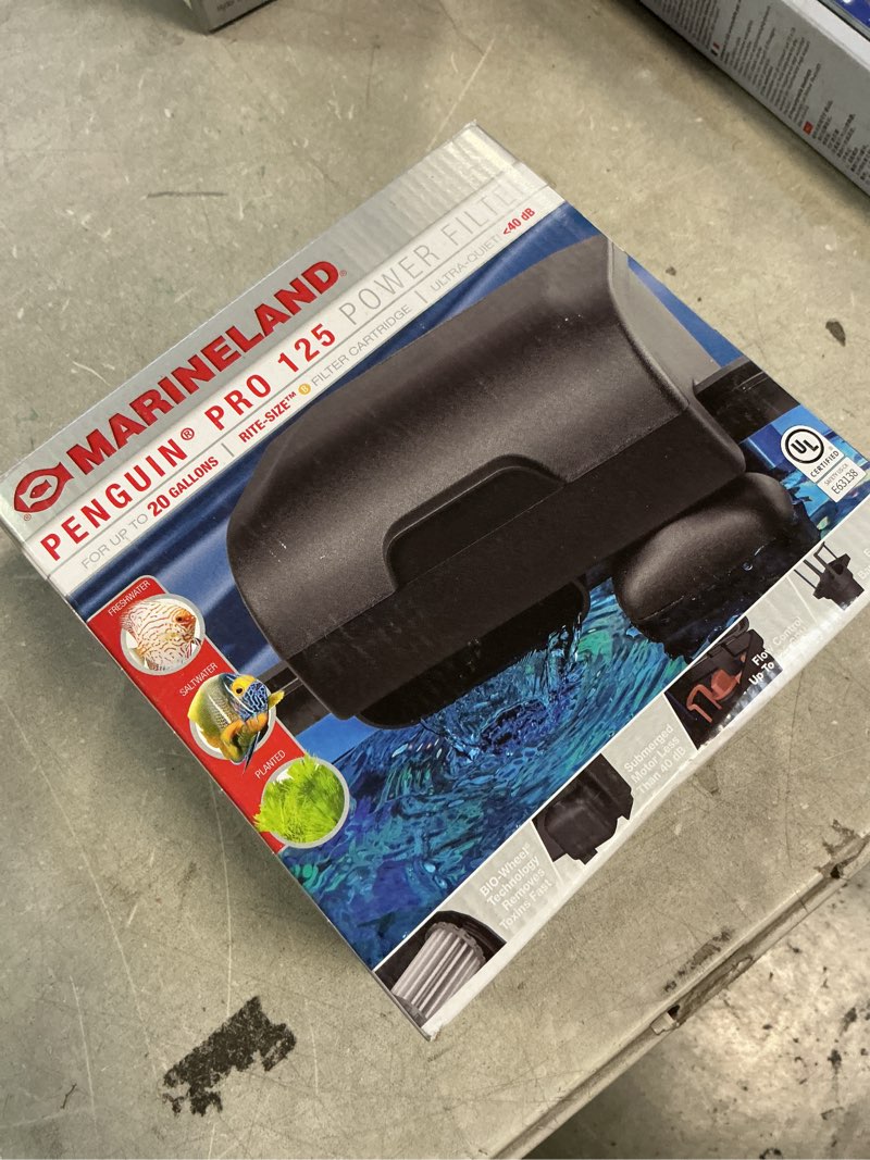 Condition photo showing New/Like New for Marineland AQ-78178 ML PENGUIN PRO 125 FILTER 12/1 CT up to 20 gallons