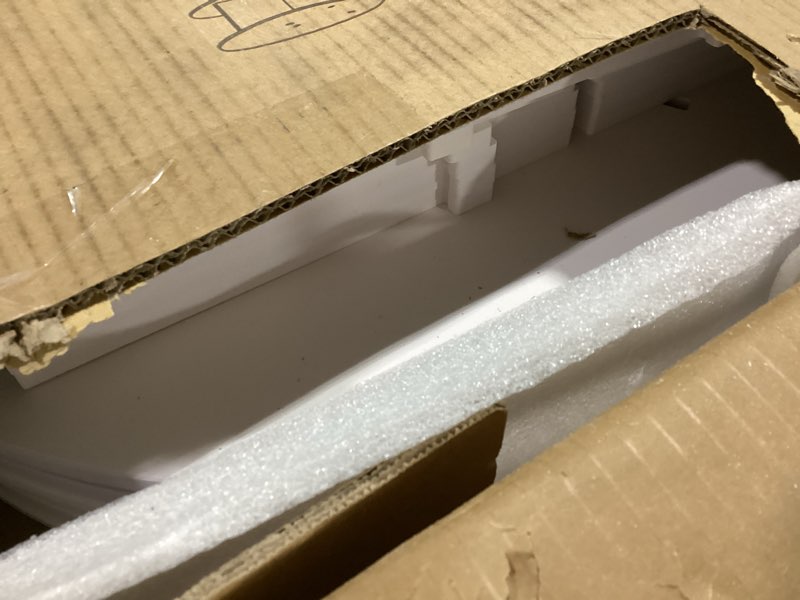 Condition photo showing Good Condition for SpaceAid Spinning Shoe Rack with Wheels, 7 Tier Rotating Organizer Shoe Tower Lazy Susan with Thick Bottom, 360 Display Revolving Storage Shelf, Round Circular Rotate Organization, White 65.8" H, 7-Tier White