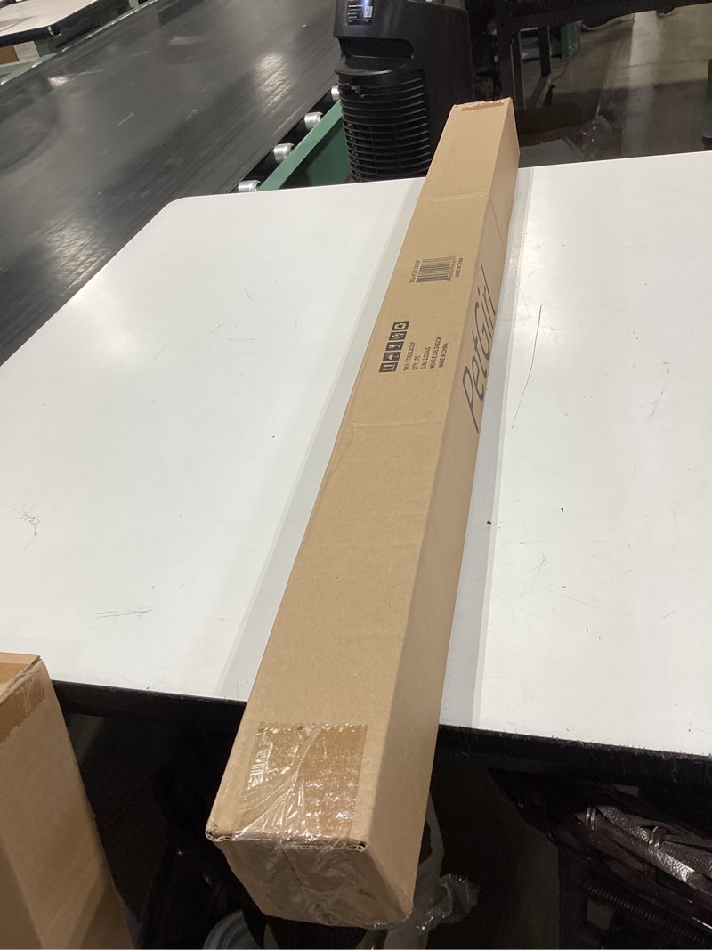 Condition photo showing New/Like New for office chair mat for hardwood floor & tile floor, 47"x36" plastic anti-slip floor protector for home office, under desk computer gaming chair mat, transparent, can't be used on carpet 47"x36" clear
