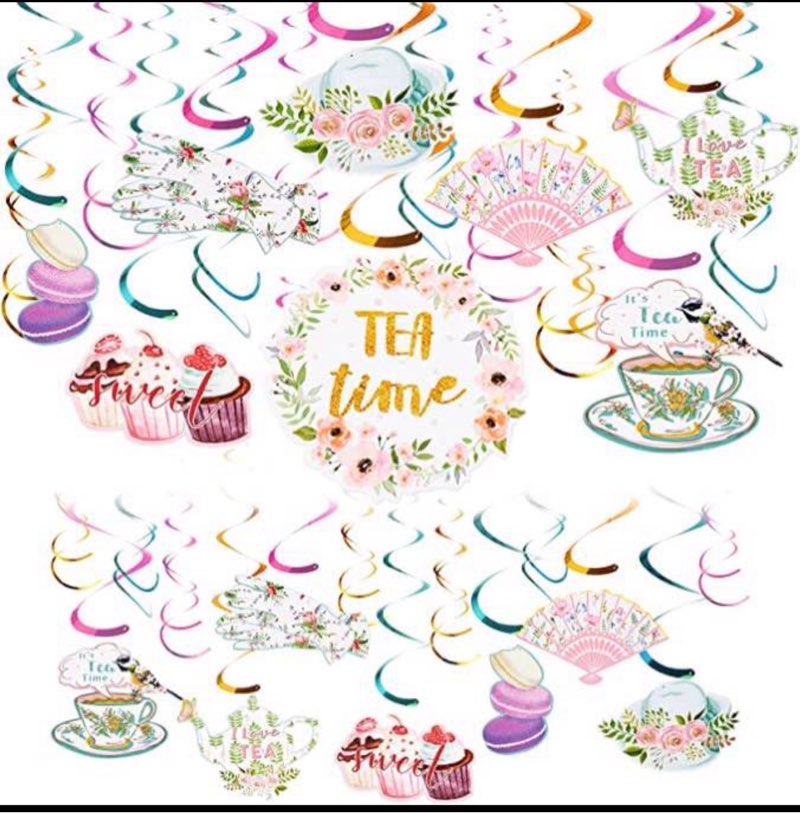 assorted celebration/decoration supplies (may include a variety of styles, colors, and themes)