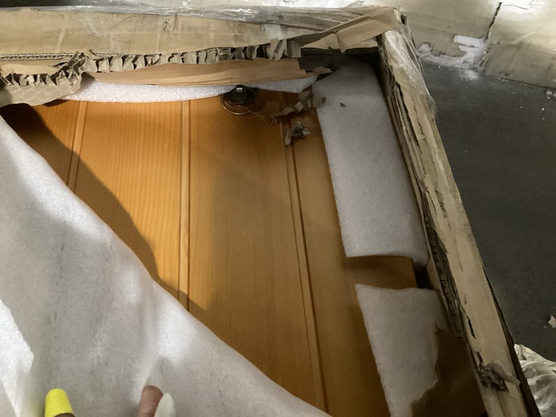 Condition photo showing Good Condition for Real Relax Far Infrared Sauna for Home, 2 Person Indoor Home Sauna with Red Light Therapy, Canadian Hemlock Wooden Dry Heat Saunas Room with Bluetooth Speakers, 9-Color Chromotherapy Lights 2 Persons