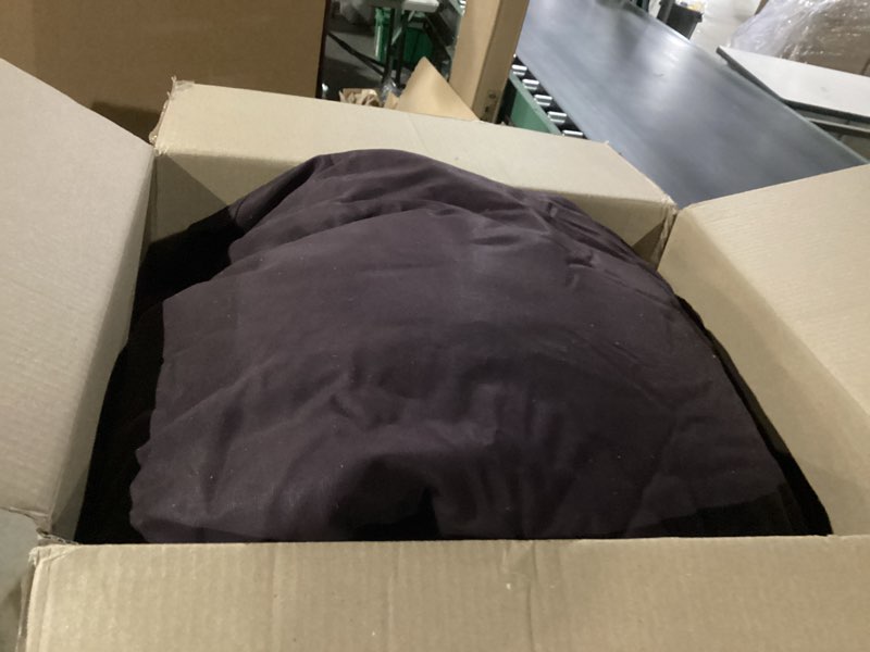 Condition photo showing Good Condition for Carhartt Durable Canvas Pet Bed, Water Resistant Firm Duck Dog Bed, Deep Wine (Sherpa Top), Large Deep Wine (Sherpa Top) Large