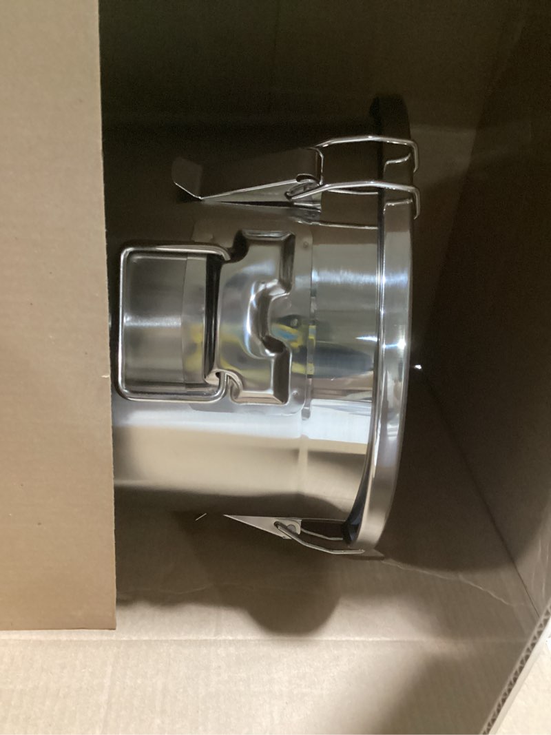 Condition photo showing Good Condition for 21l/5.5 gal 304 stainless steel containers with lids 710 oz stainless steel airtight containers with lids and lock hole 304 airtight container for kitchen 304 stainless bucket containers