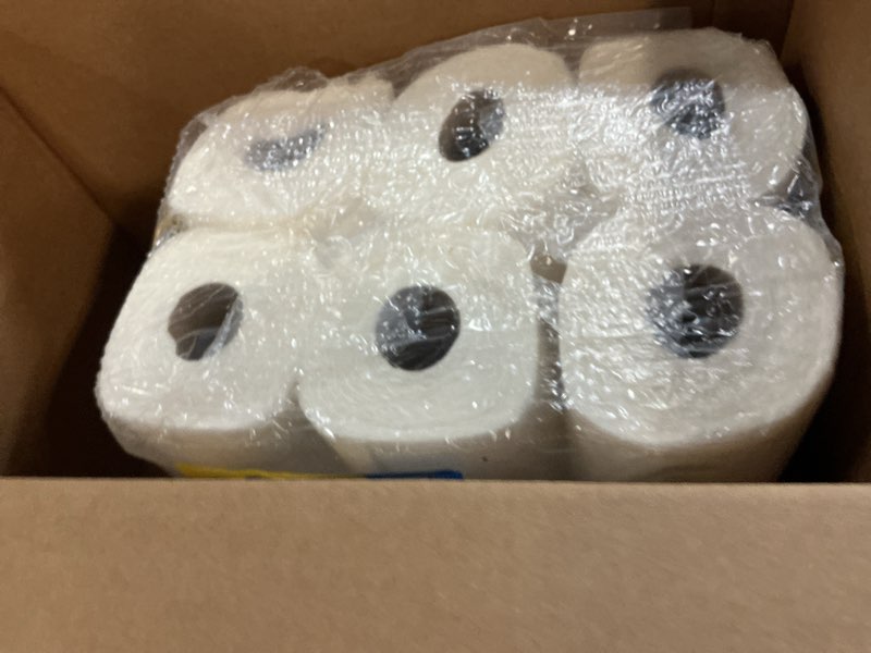 Condition photo showing Good Condition for scott paper towels, choose-a-sheet, 6 double rolls = 12 regular rolls (108 sheets per roll)