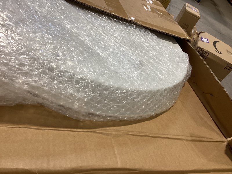 Condition photo showing Good Condition for rolling plant caddy dolly with wheels, 18" heavy duty plant stand on casters for planters, wheeled plant roller base for indoor outdoor flower pot, white, 1 pack white 18 inch