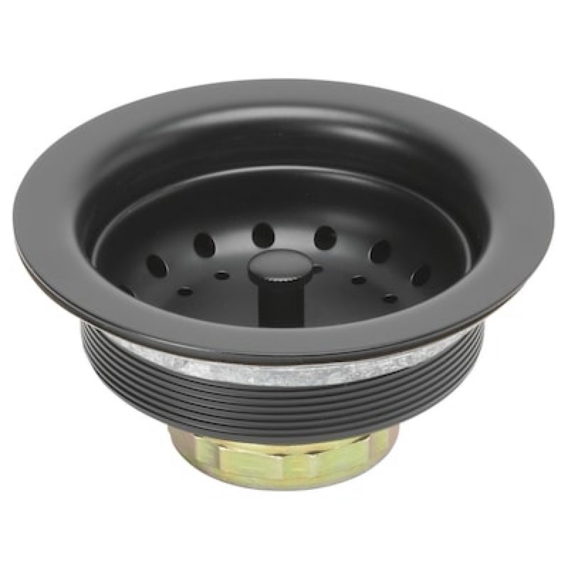 allen + roth 4.5-in stainless steel rust resistant strainer with lock mount included