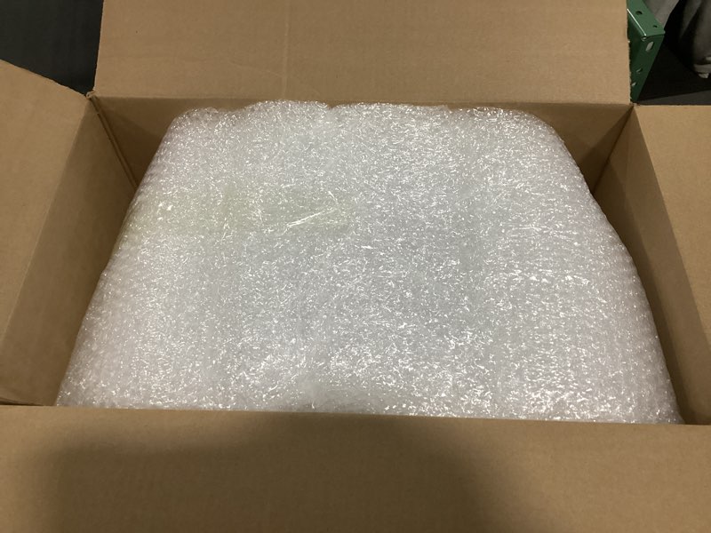 Condition photo showing Good Condition for amazon basics bubble wrap for moving, packing, shipping and storage, perforated protective cushioning for fragile items, 12-inch x 175-ft long roll, small 3/16", clear
