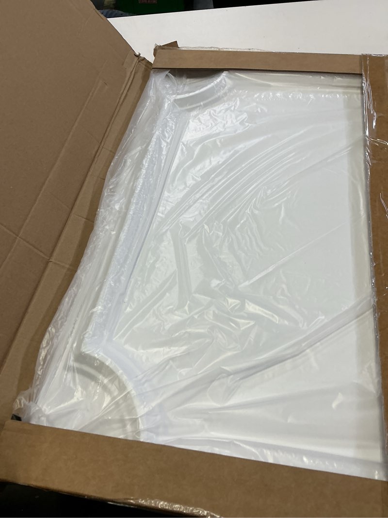 Condition photo showing New/Like New for art3d 2x2 ft drop down pvc ceiling tiles, 3d textured glue up ceiling panel for office living room home decor - 12-pack covers 48 sq.ft, white 24 x 24 inch white