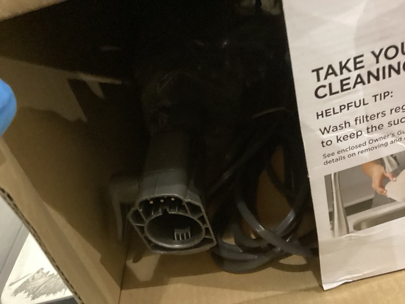 Condition photo showing As Is for Shark Detect Ultralight Corded Stick Vacuum with Direction Detect and Self-Cleaning Brushroll, Powerful Hair Pickup, Ultra-Lightweight, Crevice & Upholstery Tool Included, Evergreen, HZ752