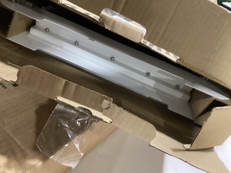 Condition photo showing Good Condition for 3-flap steel large dog door for exterior doors with sliding lock panel, energy-efficient insulated pet door, extreme weather doggy door with telescoping tunnel, never rust?pets up to 100 lb?