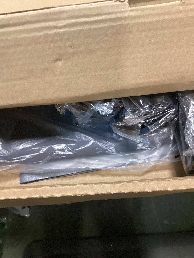 Condition photo showing New/Like New for SONGMICS Closet Wardrobe, Portable Closet for Bedroom, Clothes Rail with Non-Woven Fabric Cover, Clothes Storage Organizer, 59 x 17.7 x 69 Inches, 12 Compartments, Gray ULSF03G Grey