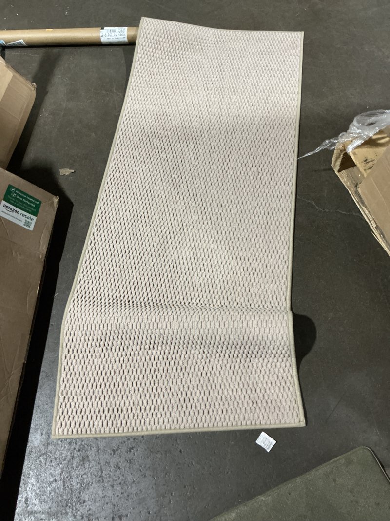 Condition photo showing As Is for solid outdoor rug for patio waterproof in different plain colors