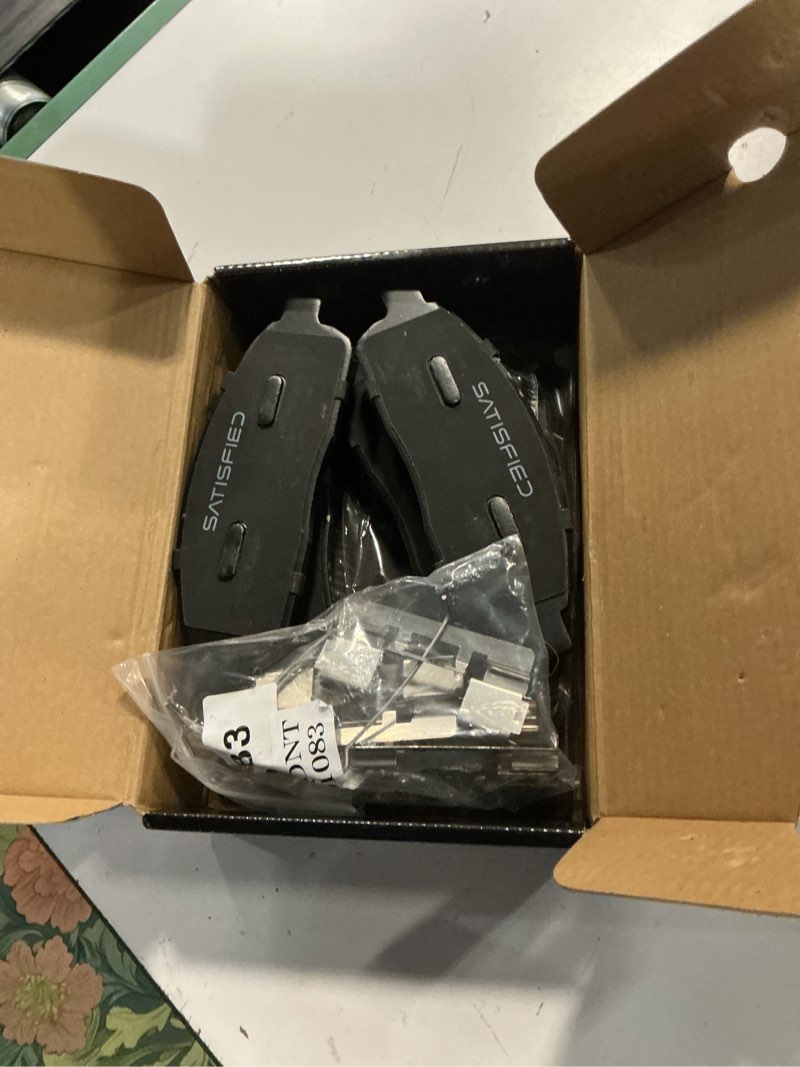 Condition photo showing New/Like New for satisfied ceramic front brake pads d412 fit for chevrolet camaro 1988-1991, for chevrolet corvette 1988-1996, for pontiac firebird 1988-1992 d412-7300