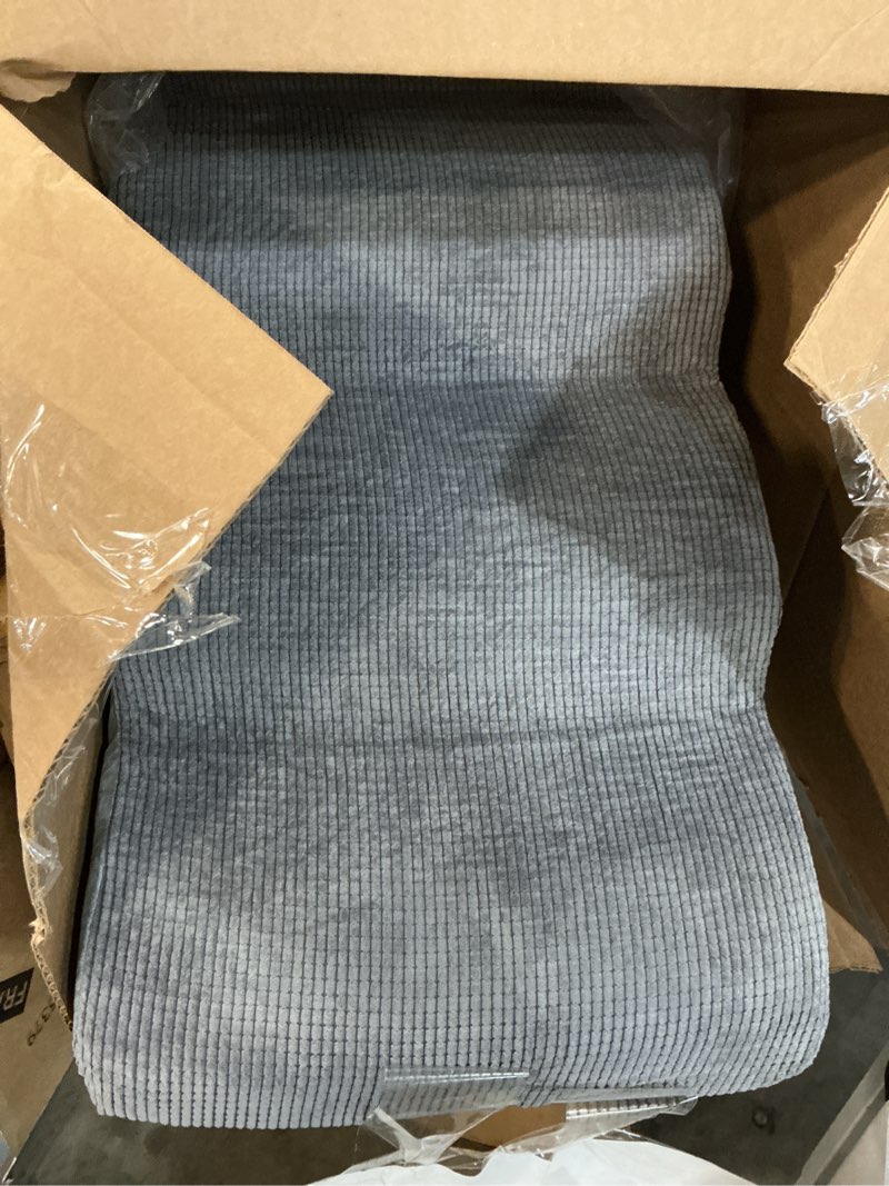 Condition photo showing As Is for Dog Steps for Bed, 4-Step Dog Stairs Ramp for Small Dogs and Cats, Indoor Non-Slip Pet Stairs Suitable for Older, Short-Legged, and Puppy Dogs to Climb onto High Beds and Couch, 17.4\" H,Grey Grey 4 Standard 4-Step 17.4\"H (similar no same)