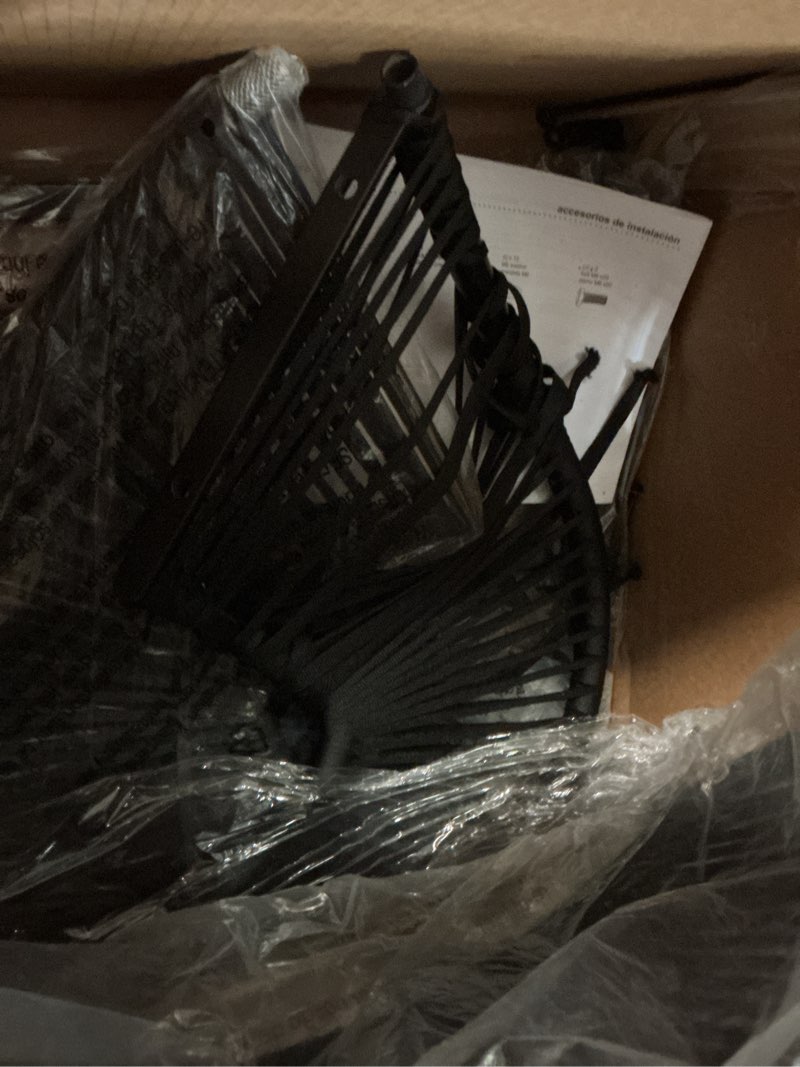 Condition photo showing As Is for 2pc mackworth rope outdoor patio chairs, club chairs black - threshold™