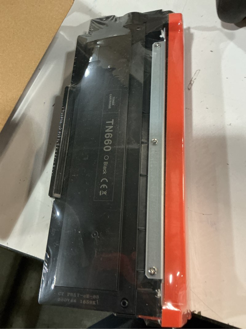 Condition photo showing New/Like New for tn660 tn-660 toner cartridge - replacement for brother tn660 tn630 tn-630 tn-660 use for hl-l2300d hl-l2380dw hl-l2320d dcp-l2540dw hl-l2340dw hl-l2360dw hl-l2305w printer(1 black)