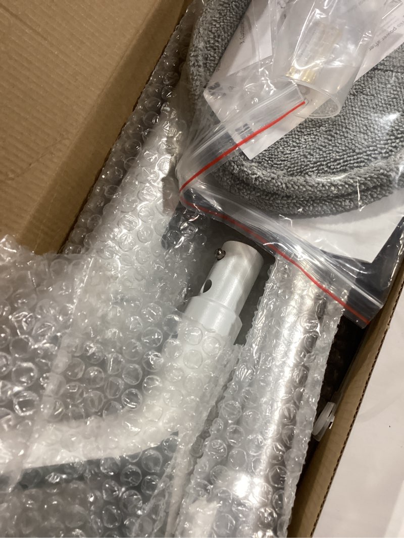Condition photo showing Good Condition for cordless electric mop, dual motor powerful spin mop 2600 mah, floor polisher,1h rechargeable power mops with led light/water sprayer, electric mops for floor cleaning for hardwood, tile, rotate 180°
