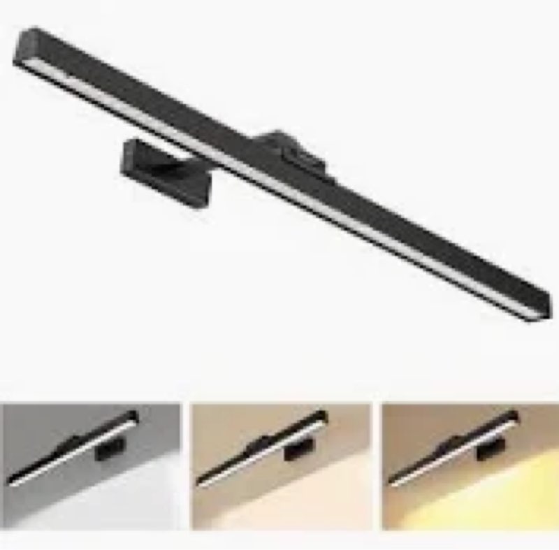 Afyuol Picture Lights for Wall, Battery Operated Picture Light 24in Gallery Light for Paintings CCT 