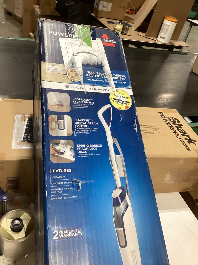 Condition photo showing New/Like New for Bissell Steam Mop, Steamer, Tile, Hard Wood Floor Cleaner, 1806, Sapphire Powerfresh Deluxe