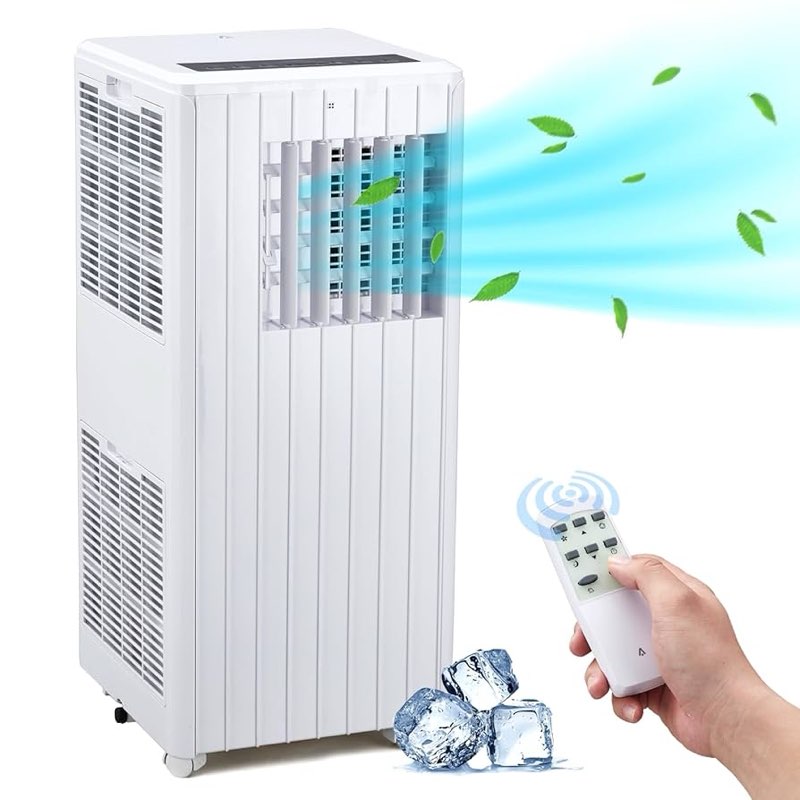 8,000 BTU Portable Air Conditioner with Remote
