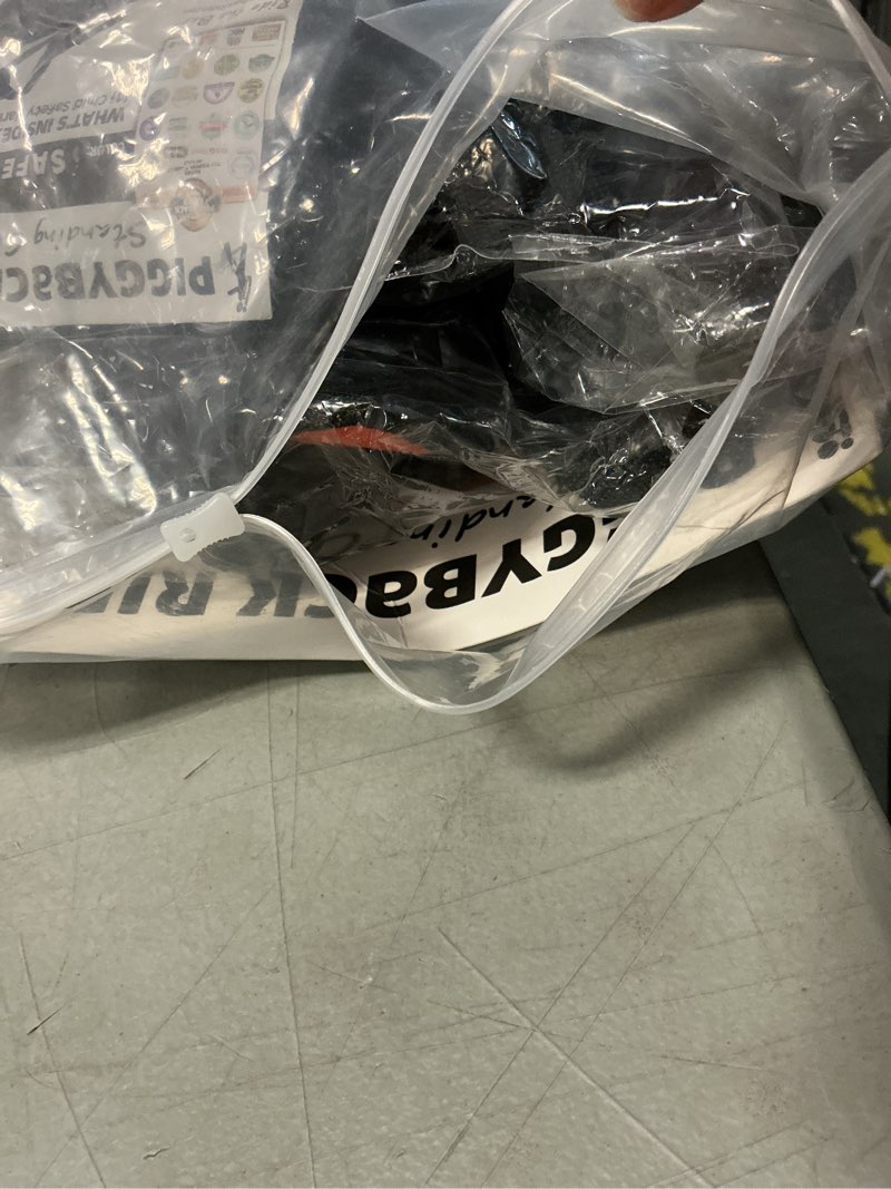 Condition photo showing As Is for Piggyback SCOUT Toddler Carrier Backpack Deluxe with 6-Piece Accessory Set: Hip Belt, Carry Bag, Side Pocket, Mud Flap, Water Bottle & More - For Ages 2-4 (Under 50 lbs) - Hiking & Travel Scout W/ 6 Piece Accessory Bundle (Orange)