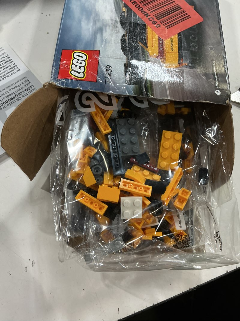 Condition photo showing Good Condition for LEGO Speed Champions Porsche 911 GT3 RS Super Car Toy - Model Kit & Pretend Play Toy for Boys & Girls, Ages 9+ - Sports Car Building Set for Kids & Racing Fans - Gift Idea for Birthdays - 77239