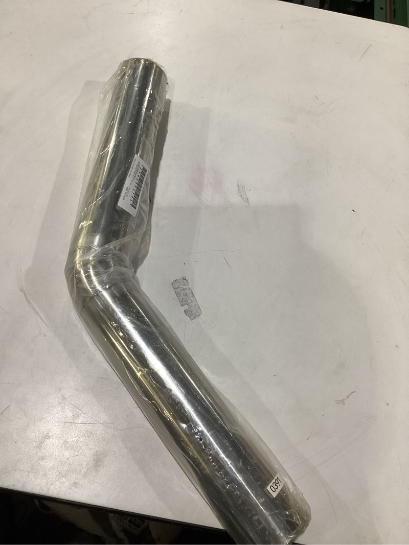 Condition photo showing Good Condition for x autohaux 45 degree bend 2.5" od car diy custom mandrel exhaust pipe 2.5 inch tube pipe 11.81 inch end to end t304 stainless steel universal fit