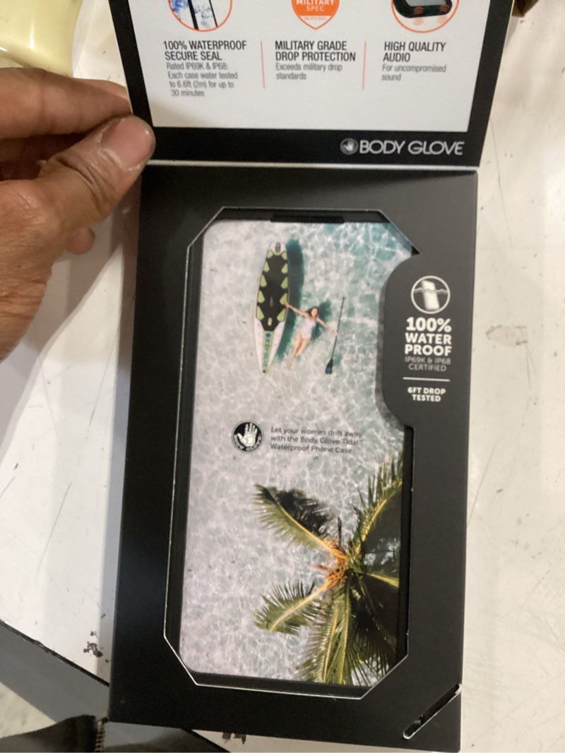 Condition photo showing New/Like New for body glove waterproof tidal phone case for samsung galaxy a17 5g - black/clear