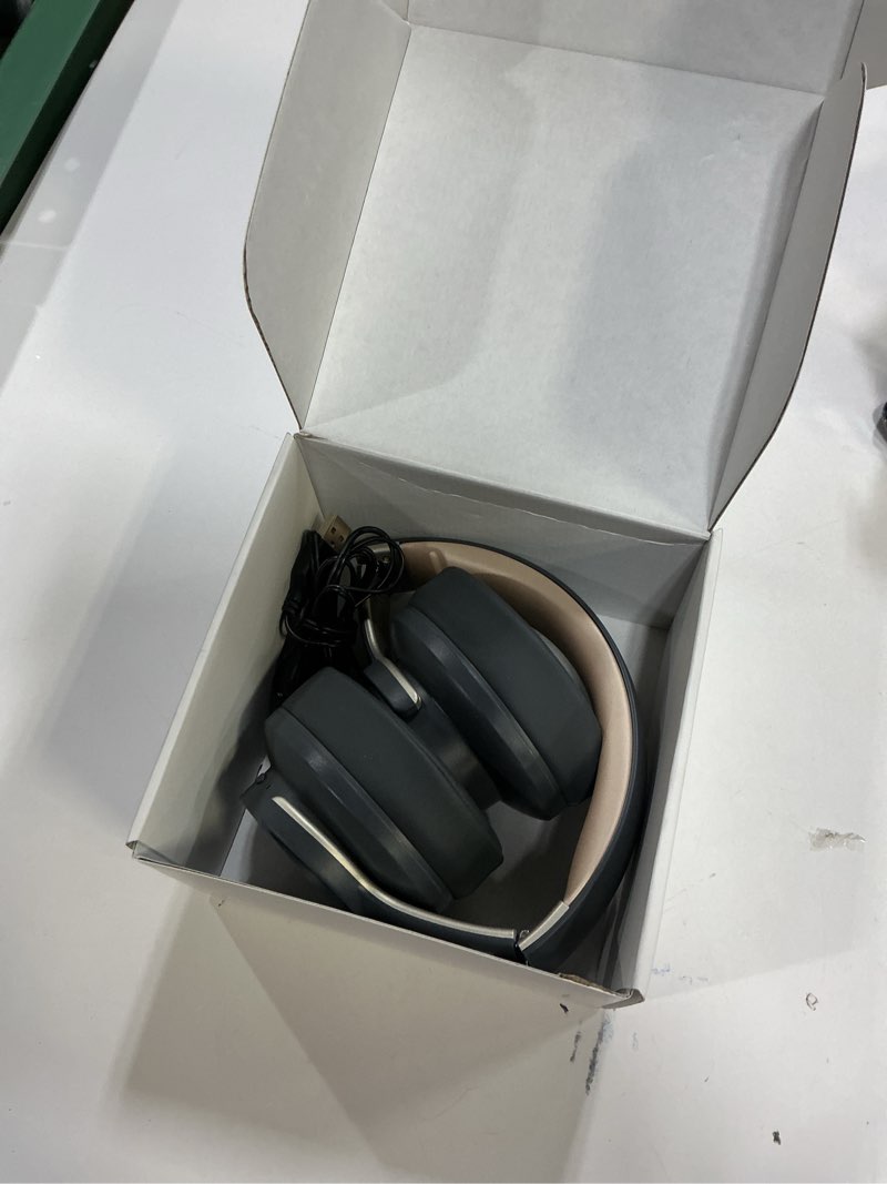 Condition photo showing Good Condition for Picun B8 Bluetooth Headphones, 120H Playtime Headphones Wireless Bluetooth with 3 EQ Modes, Low Latency, Hands-Free Calls, Over Ear Headphones for Travel Home Office Cellphone PC (Ashen Golden)