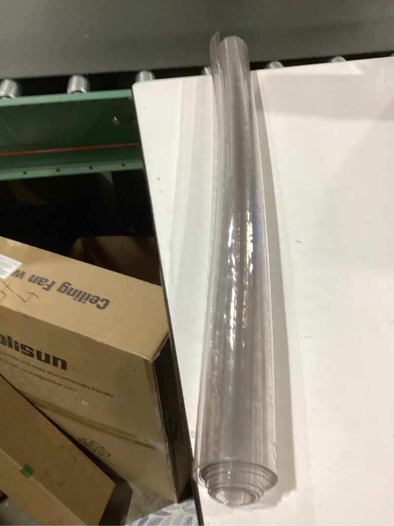 ONEART | Super Clear Multi Purpose PVC Vinyl Waterproof Transparent Vinyl Sold by Separate Yard, 1 Yard 1mm-PVC 35”width