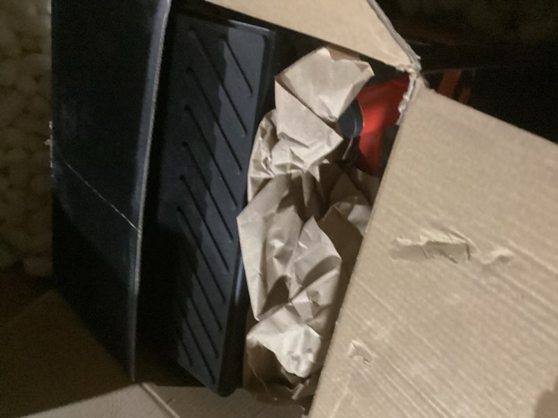 Condition photo showing Good Condition for adjustable dirt bike stand & powersport jack 1000lbs capacity, heavy duty hydraulic motorcycle lift stand & center stand for maintenance, dirt bike accessories for garage & shop black