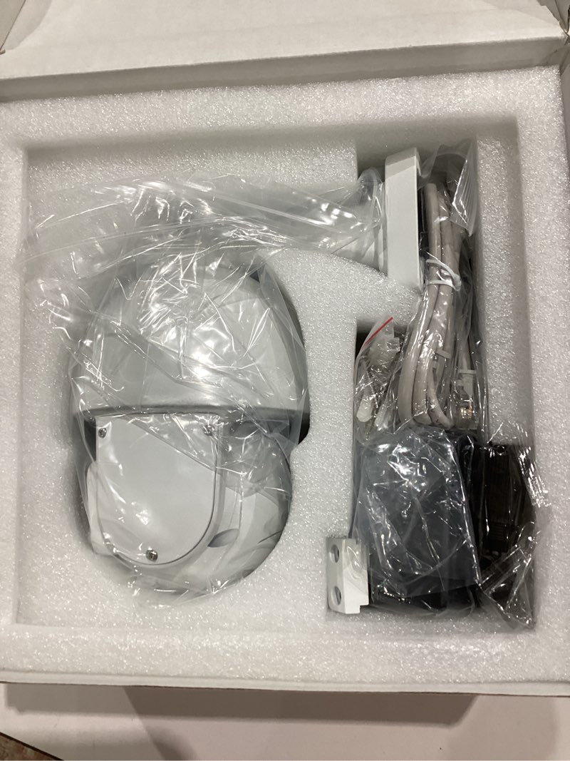 Condition photo showing Good Condition for foscam 4k/8mp security cameras wireless outdoor, 5ghz&2.4ghz wifi surveillance camera with auto tracking, 4x optical zoom,ai human/vehicle detection,165ft color night vision,2-way audio,360° pt,ip66 white