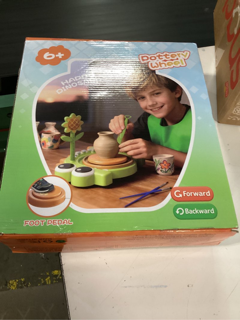 Condition photo showing New/Like New for hayxun pottery wheel kit for kids – arts and crafts for kid ages 8-12, variable speed pottery wheel kit - crafts birthday gift for boys girls ages 6 7 8 9 10 11 12+