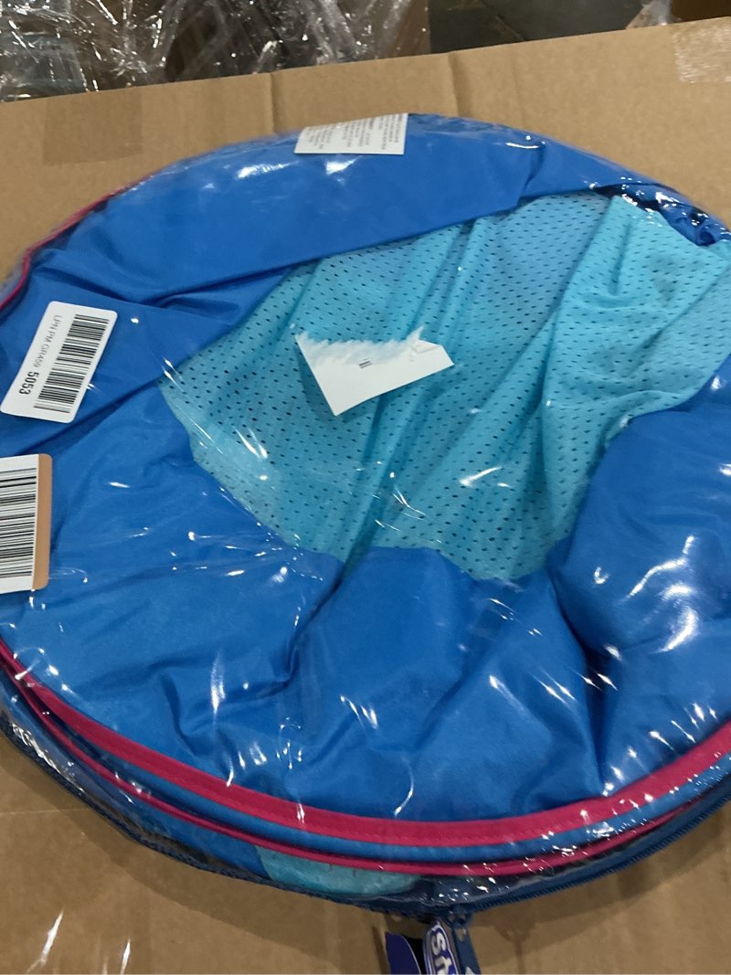Condition photo showing As Is for swimways spring float premium hammock pool lounger, inflatable pool floats adult with fast inflation for ages 15 & up