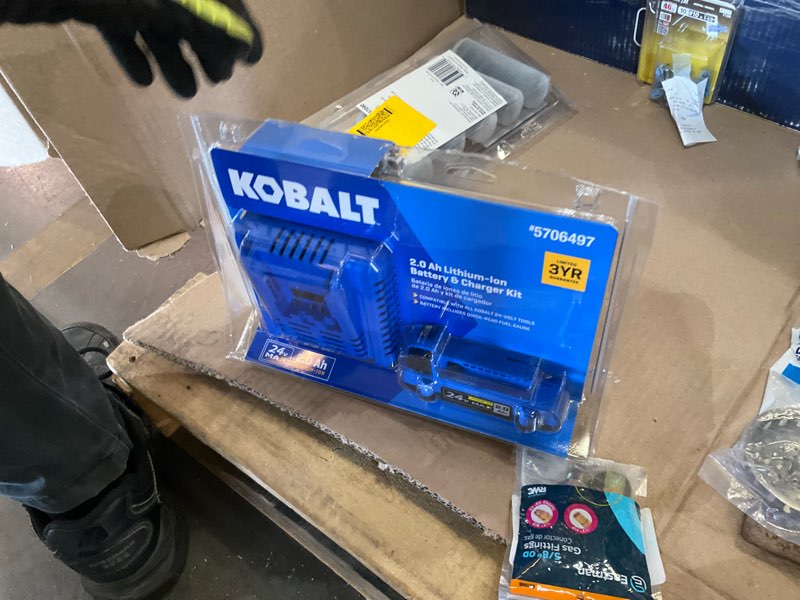 kobalt 24 -volt 1 -pack lithium-ion ( 2 ah battery and charger