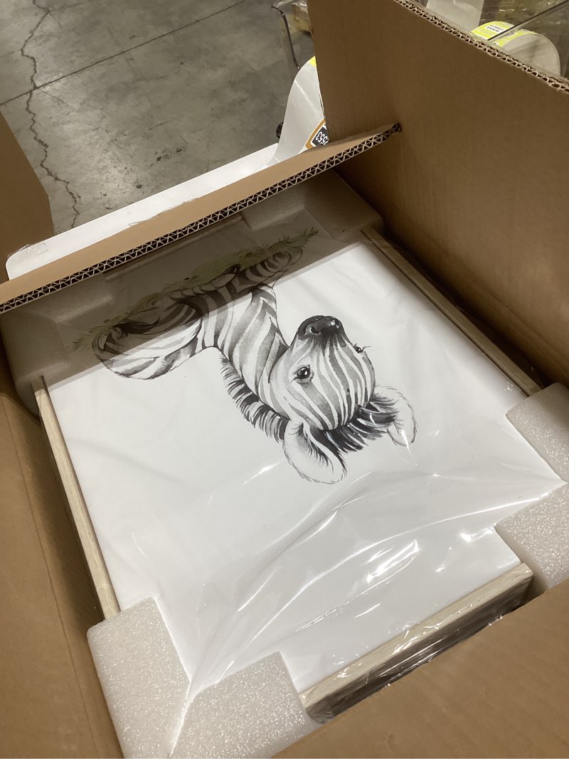 Safari Nursery Wall Art Decor Baby Animal Canvas Wall Art Woodland Nursery Wall Decor Kids Jungle An