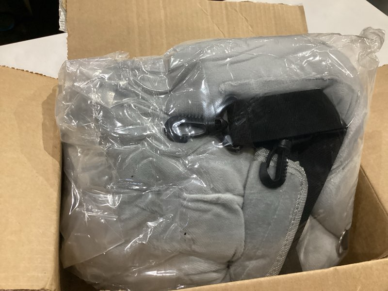 Condition photo showing Good Condition for shoulder surgery pillow with pocket and straps, polyester, white, left/right arm support for sleeping, rotator cuff relief, neck and arm pain relief (grey)