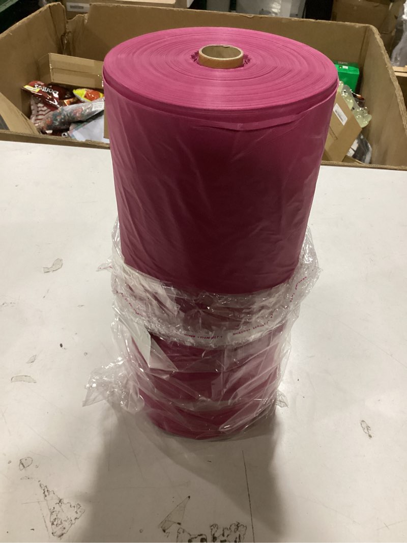 Condition photo showing Good Condition for Plastic Table Cloth,500 Feet X 54 Inch Plastic Table Cover Roll Premium Disposable Tablecloth for Picnic, Party, Banquet, Birthday, Wedding, Anniversary (Burgundy) Burgundy 6000" x 54" (Rectangular)