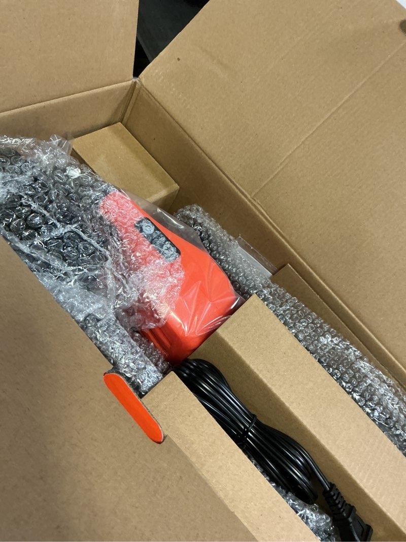 Condition photo showing Good Condition for Leaf Blower Cordless - 21V Powerful Electric Leaf Blower with 2 Batteries and Charger, 2 Speed Modes, 2.0Ah Lightweight Battery Powered Leaf Blowers for Lawn Care, Patio, Dust, Blowing Leaves Orange