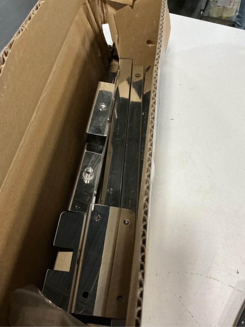 Condition photo showing As Is for ge washer/dryer stack bracket kit