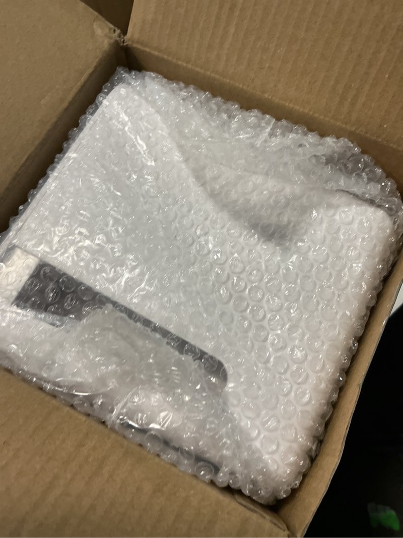 Condition photo showing Good Condition for power strip cover box - effectively baby proofs power strip with patented dual lock. convenient side openings for cords & cables. protects small hands & fingers white power strip cover box
